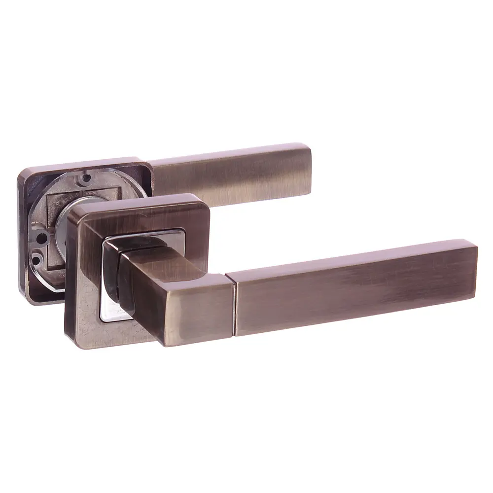 Дверная ручка Inspire «SQ Karmen», без запирания, комплект, цвет бронза STLM-2162857 - Вид №1