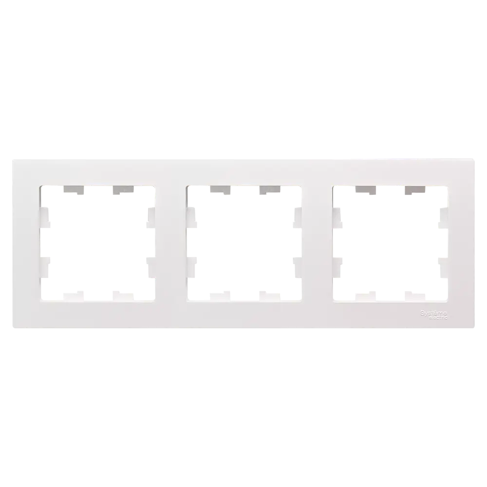 Рамка Systeme Electric AtlasDesign 3 поста цвет жемчужный STLM-2139336