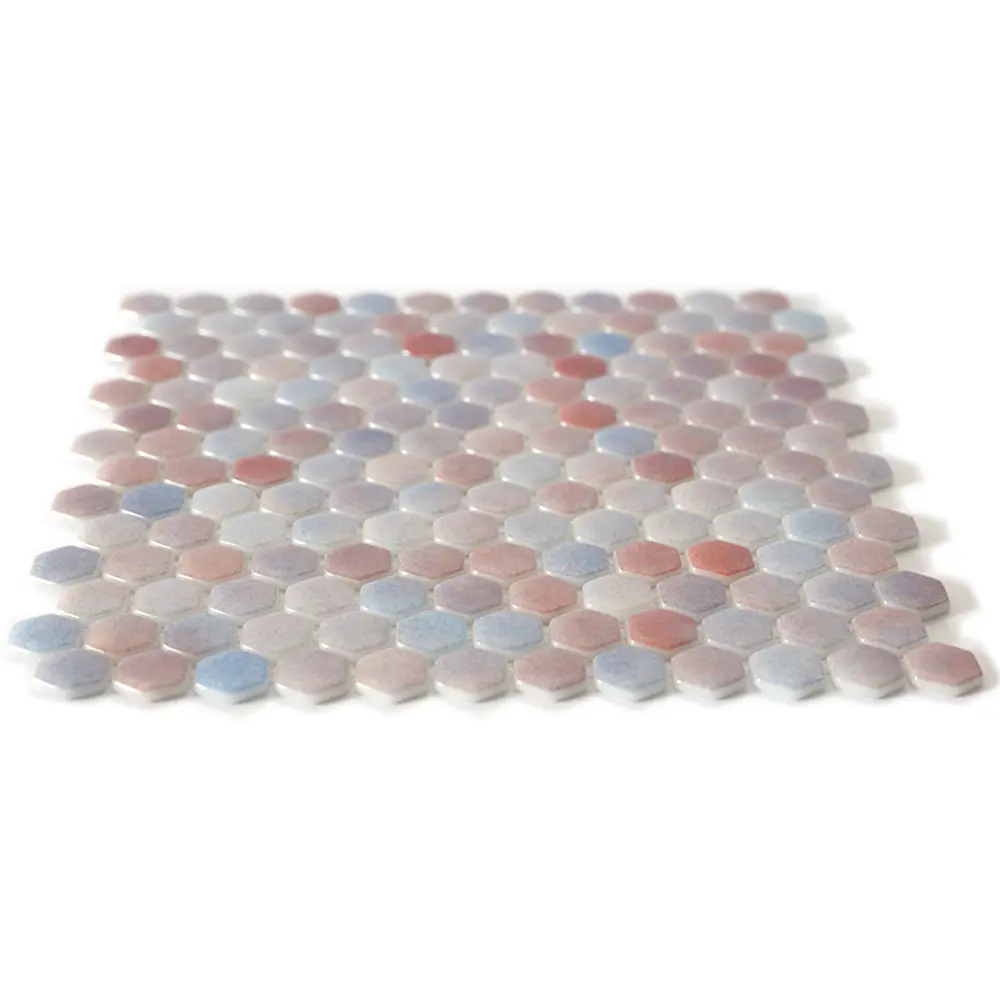 Мозаика стеклянная Natural STP-RD002-HEX 29x29 см цвет разноцветный Santreyd Steppa STLM-2194040 - Вид №4