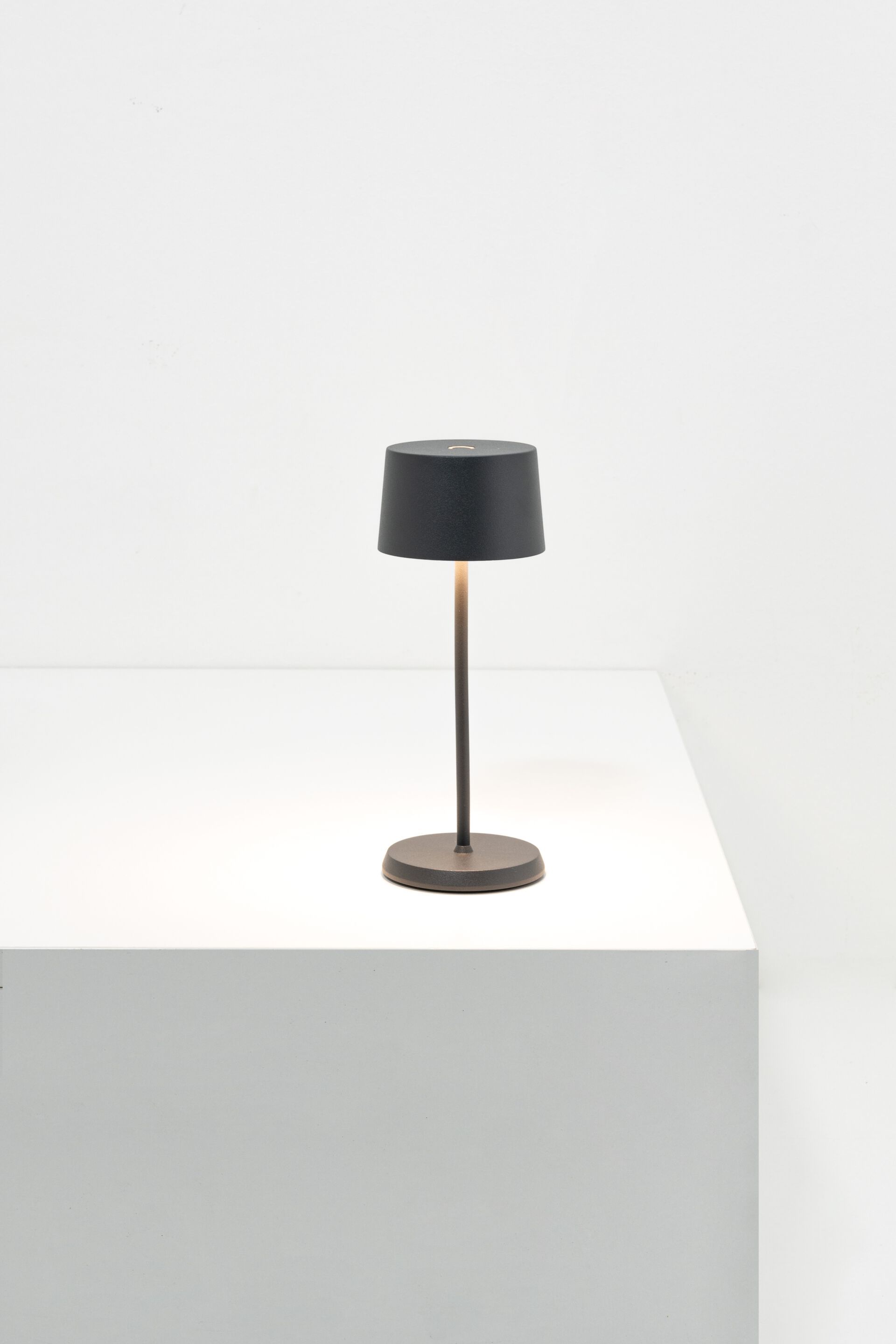 Алюминиевая светодиодная настольная лампа с батарейным питанием Zafferano Оливия ARCH-00101554 - Вид №8