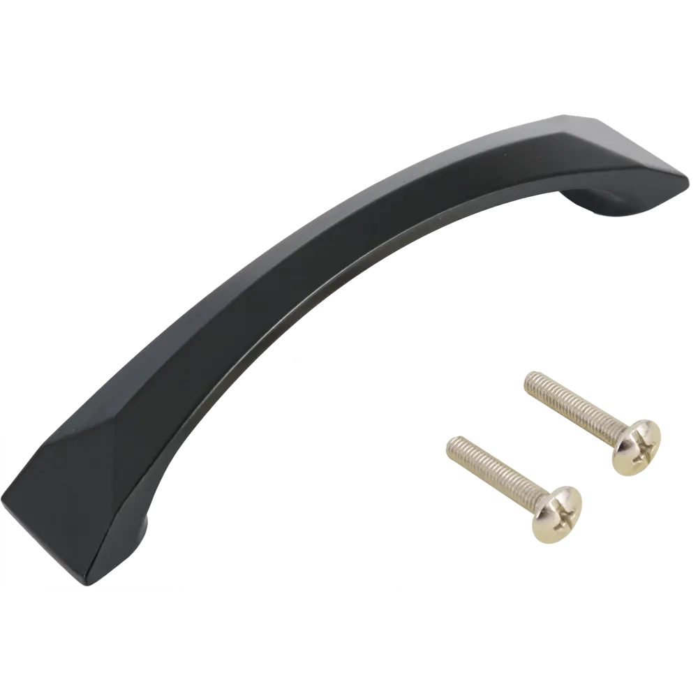 Мебельная ручка-скоба Edson 1341 матовый черный 120 мм STLM-2185684 - Вид №3