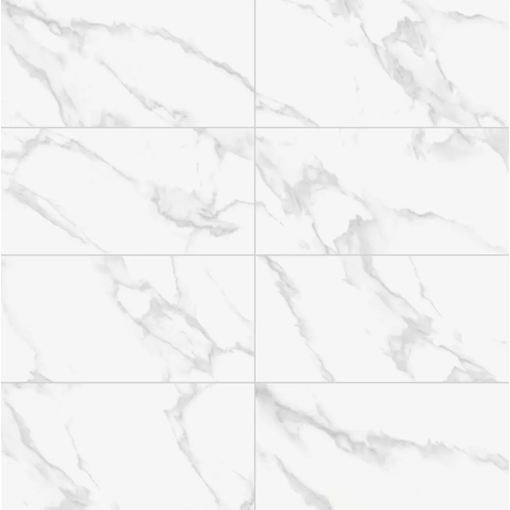 Настенная плитка KREAFORTA Mersey Calacatta 20x40 см 1.62 м² матовая цвет серый STLM-2211970 - Вид №2