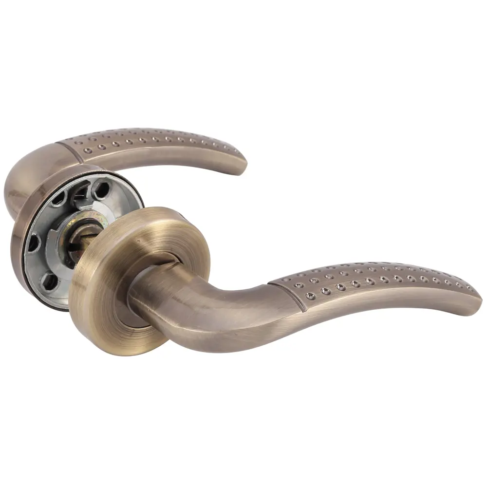 Ручки дверные на розетке ASS-S6311, цвет античная бронза EDSON STLM-2000558 - Вид №1