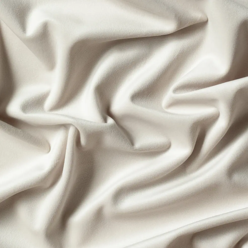 Ткань 1 м/п бархат 300 см цвет теплый молочный GARDEN STLM-2086813 - Вид №1