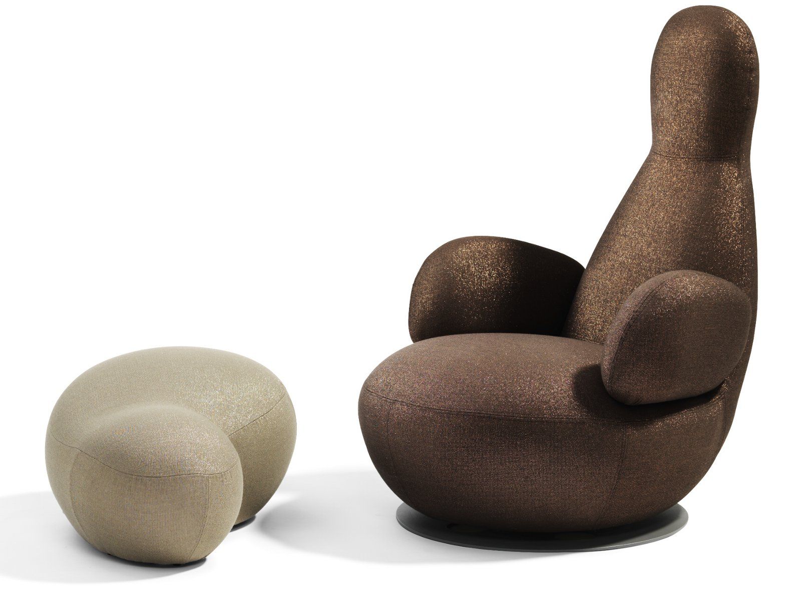 Вращающееся кресло с подлокотниками Bla Station Oppo ARCH-00067713 - Вид №5