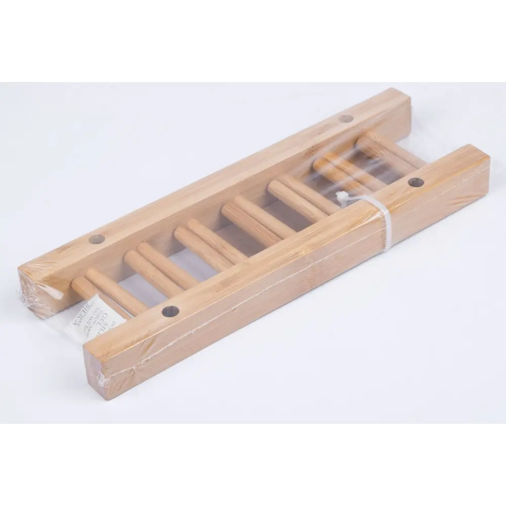 Сушилка для посуды KONSENSA 30x8.5x12 см одноуровневая бамбук цвет бежевый STLM-2207561 - Вид №5