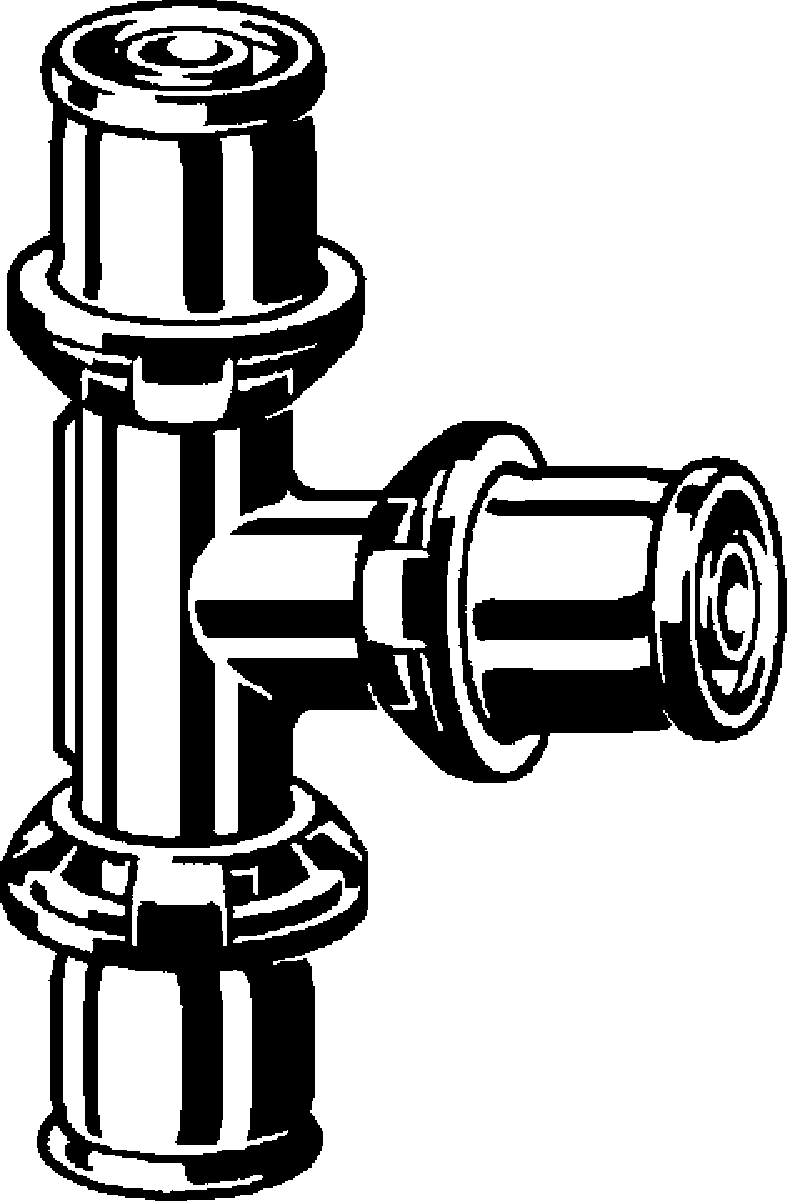 Viega Тройник 2718 (588045) 588 045 - Вид №1