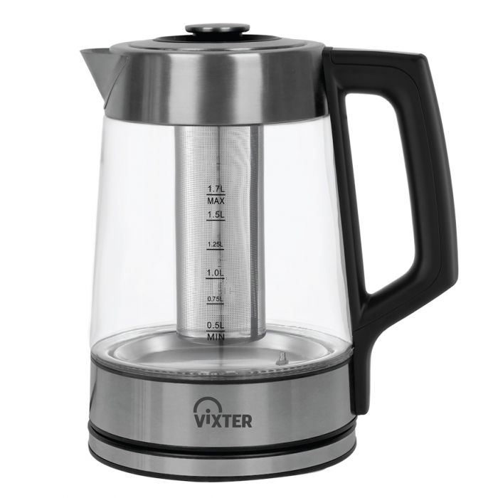 9050914 Электрочайник Vixter KTP-1245 серебристый STDN-0107773 - Вид №1