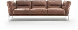 Flexform Секционный кожаный диван Adda