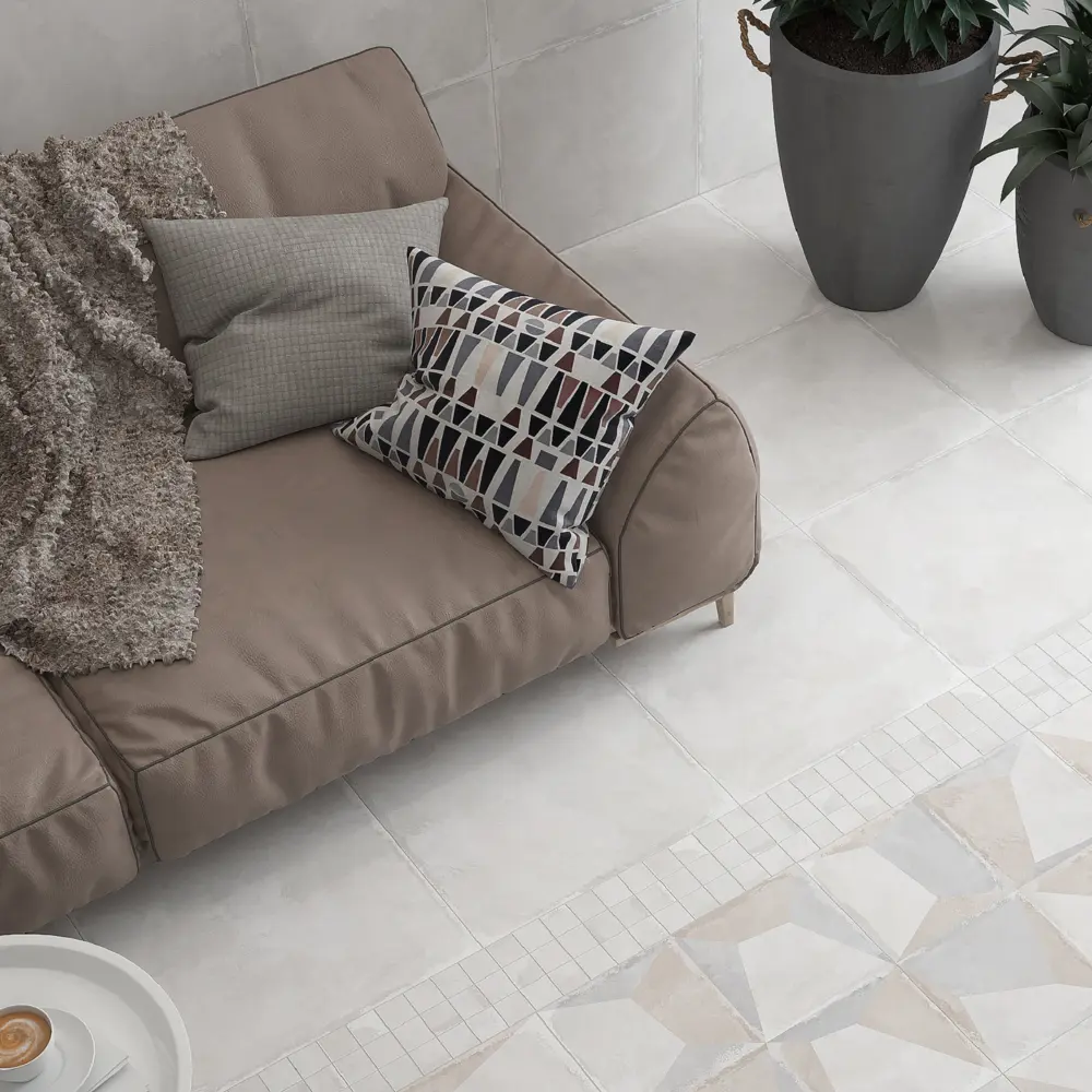 Керамогранит Керамин Логос 50x50 см 1.25 м² цвет белый STLM-2053794