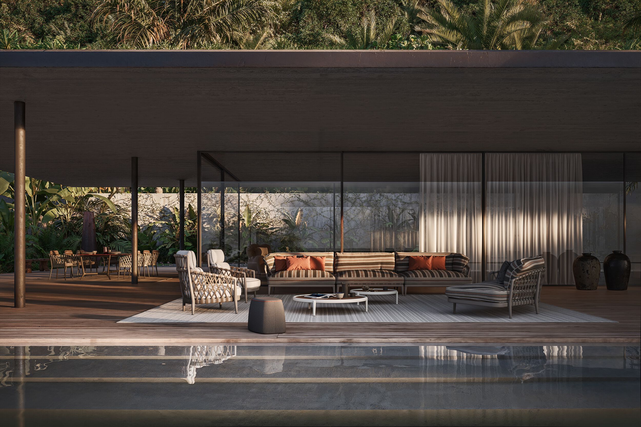 Круглый садовый столик B&B Italia Outdoor ARCH-00146989 - Вид №2