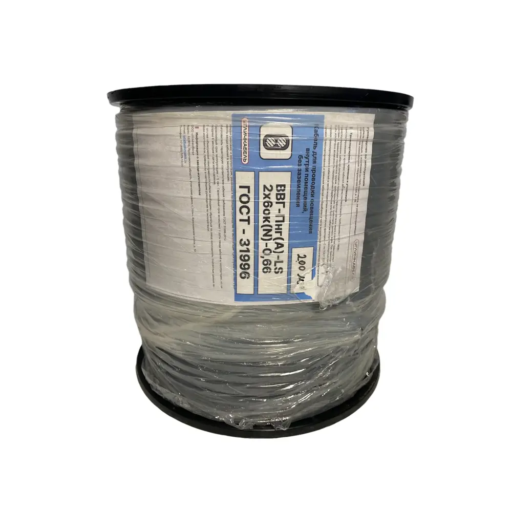 Электрический кабель Угличкабель ВВГ-Пнг(А)-LS 2x6 на отрез STLM-2159538 - Вид №1