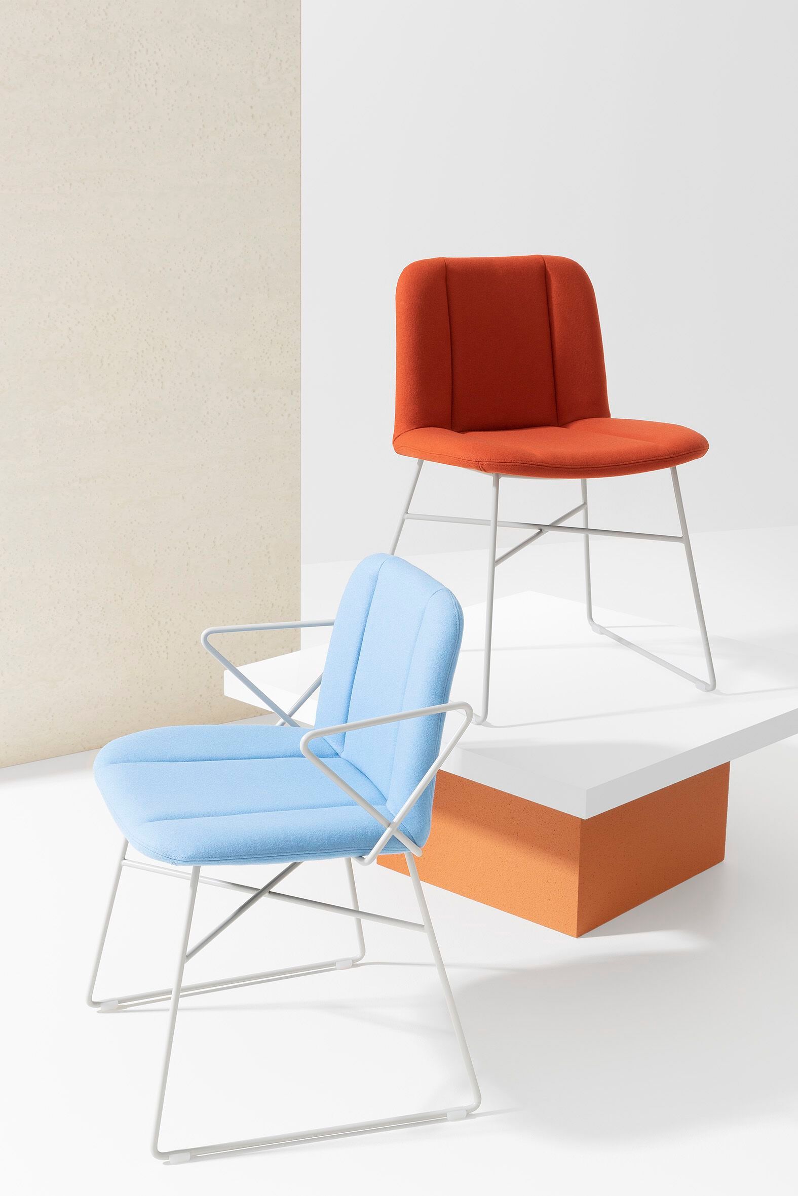 Стальной мягкий стул Billiani ARCH-00103964 - Вид №1