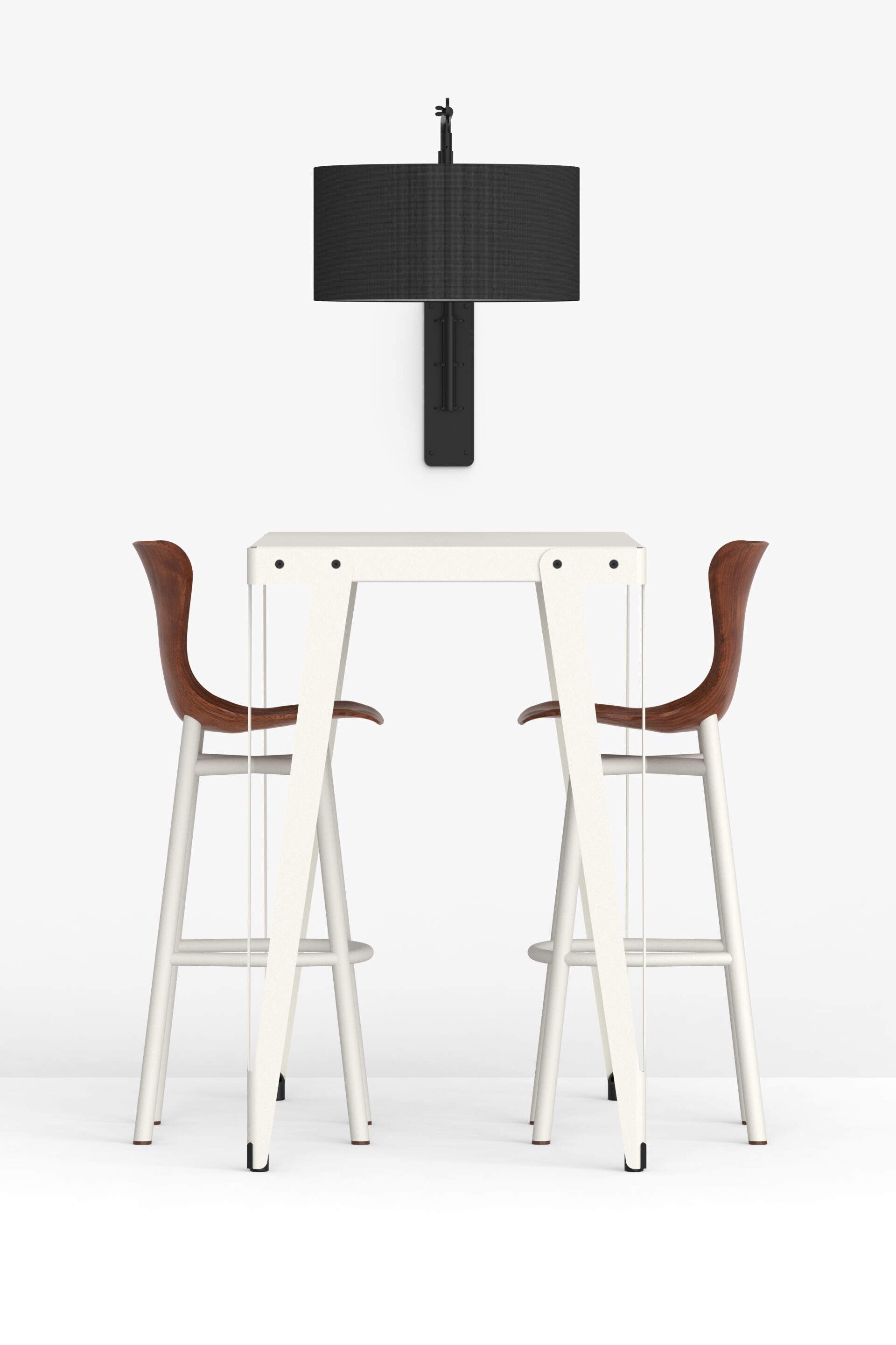 Деревянный барный стул со спинкой FUNCTIONALS Wendela ARCH-00014726 - Вид №9