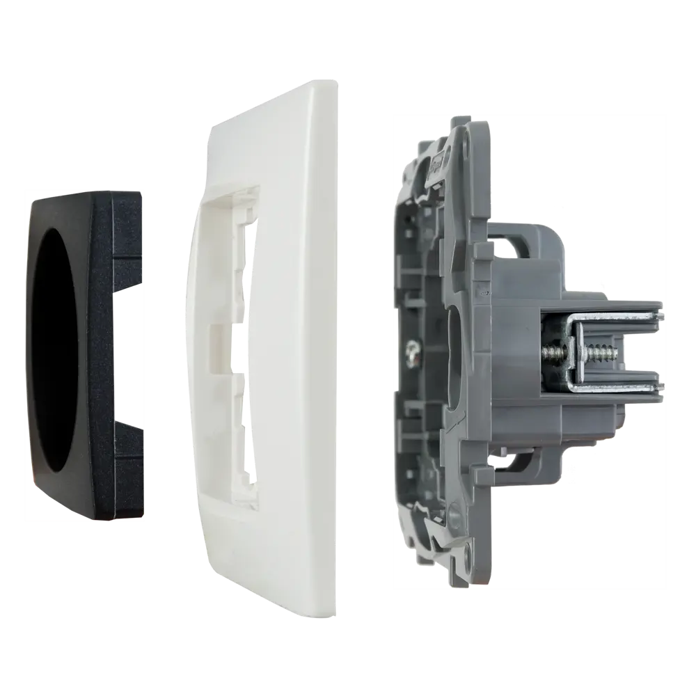 Legrand Etika - розетка без заземления антрацит с защитой от детей 17357090 STLM-0008040 - Вид №5