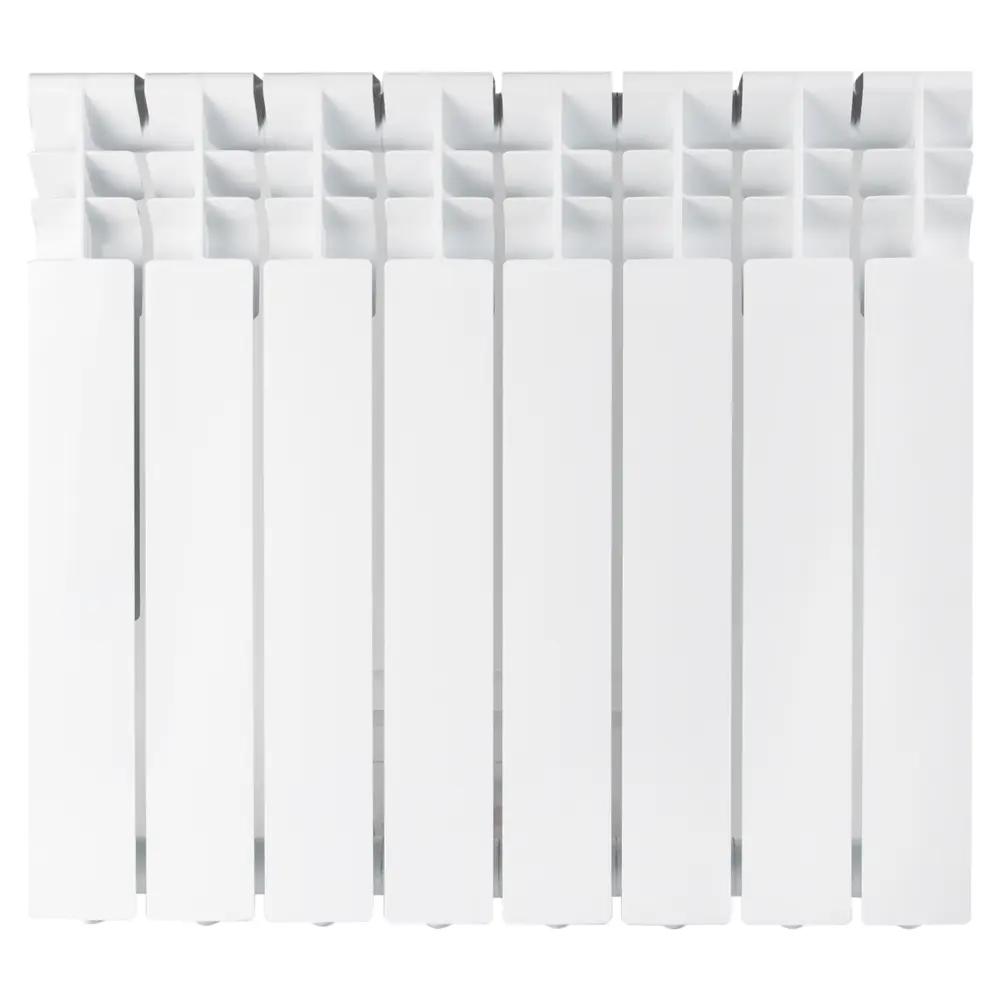 Радиатор Тепломир 500/96 8 секций боковое подключение алюминий белый STLM-2105921