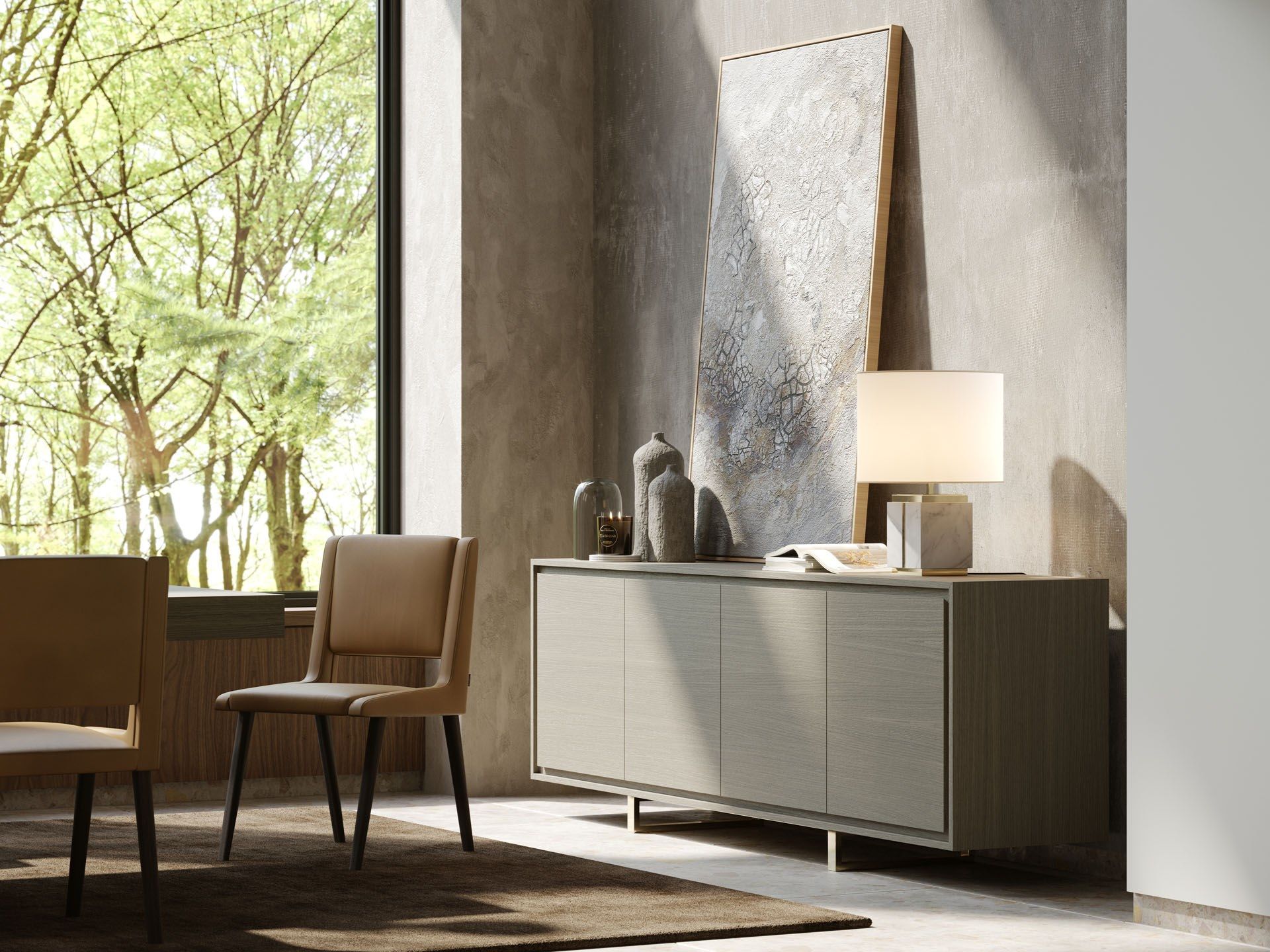 Шкаф из ясеня с распашными дверями Laskasas ARCH-00050003 - Вид №5