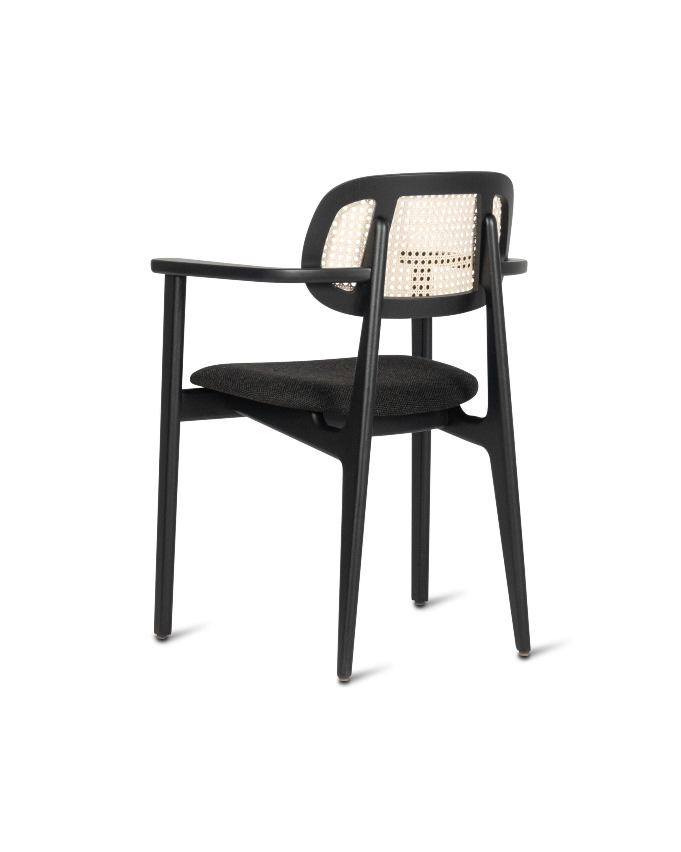 Дубовый стул с подлокотниками и мягким сиденьем Vincent sheppard Titus ARCH-00146418 - Вид №5