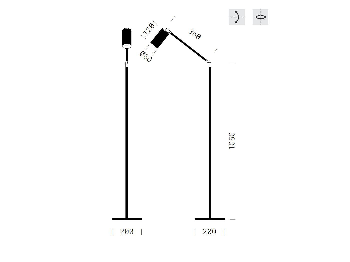 Регулируемая светодиодная лампа для чтения Renzo Serafini чтение ARCH-00099103 - Вид №7