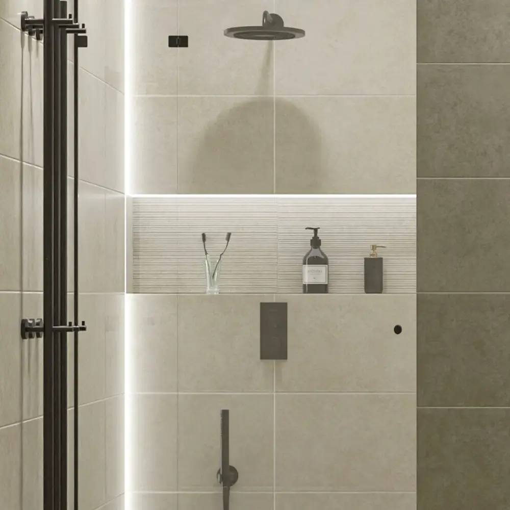 Настенная плитка Azori Catar Light 31.5x63 см 1.79 м² матовая цвет светло-бежевый STLM-2106583