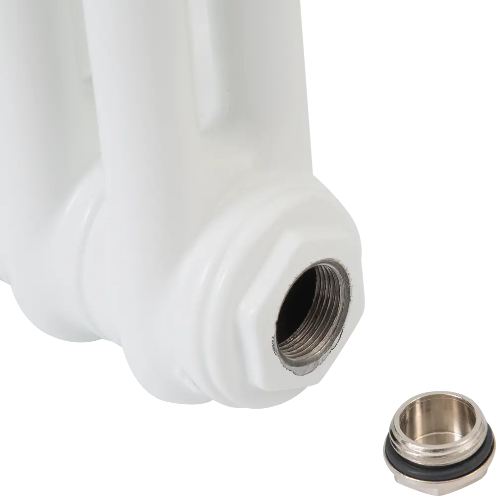 Радиатор трубчатый Irsap Tesi RT218000601A430 1735/65 6 секций боковое подключение сталь белый STLM-2198156 - Вид №4