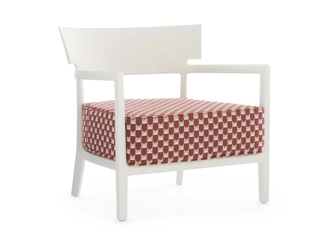 Съемное садовое кресло из поликарбоната и ткани с подлокотниками Kartell CARA LIBERTY ARCH-00029641 - Вид №9