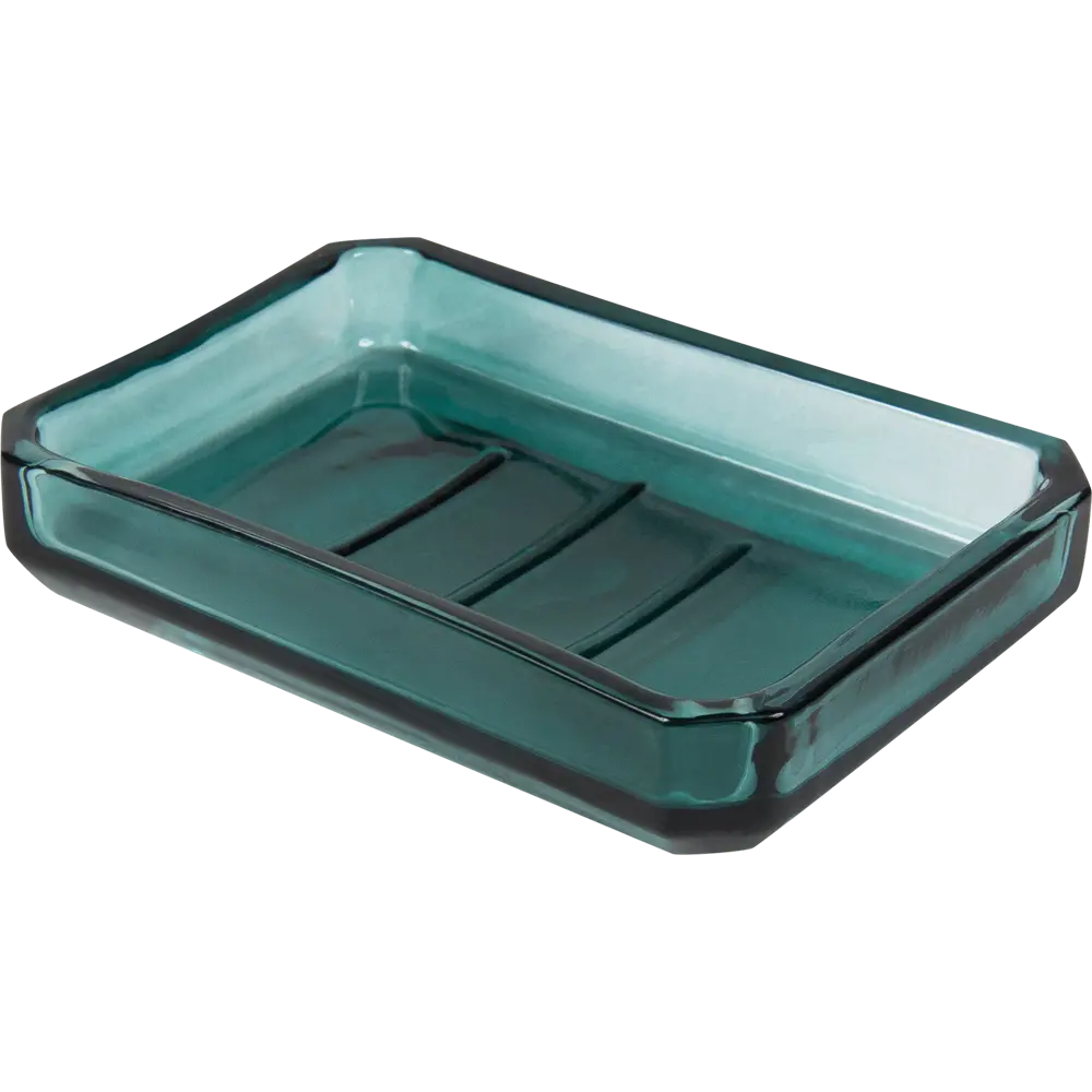 Мыльница Sensea Loa стекло цвет зелёный STLM-2202523