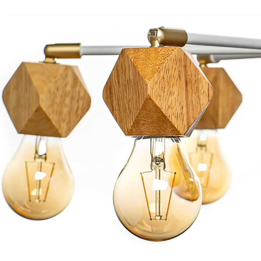 Люстра потолочная Lamplandia Woodland L1469, 6 ламп, 20 м², цвет белый STLM-2095057 - Вид №11