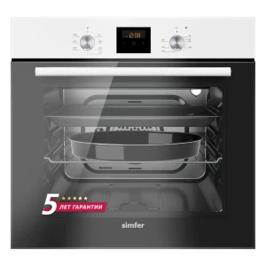 91934111 Электрический встраиваемый духовой шкаф Simfer B6EW56024 60х59.5х56.5 см цвет белый STLM-1545007