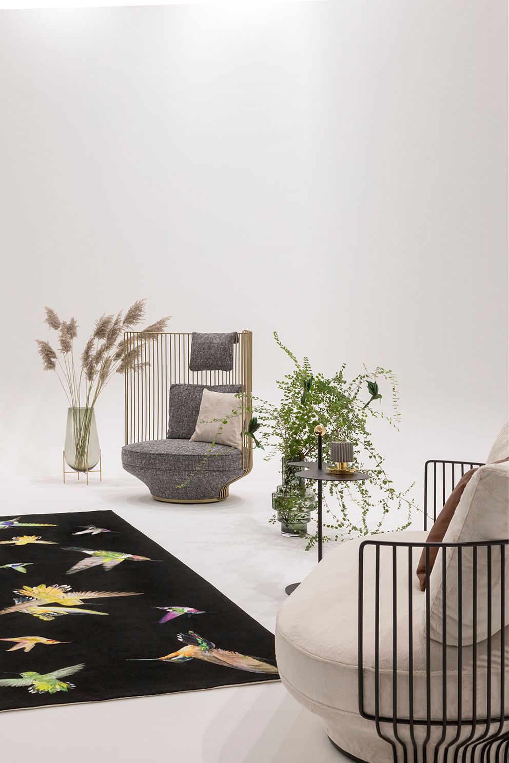 Тканевое кресло с высокой спинкой Wittmann Paradise Bird ARCH-00103706 - Вид №3