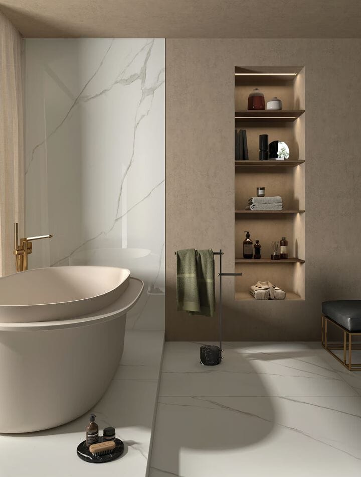 Пол / напольное покрытие из керамогранита с мраморным эффектом LaFaenza AESTHETICA ARCH-00073594 - Вид №22