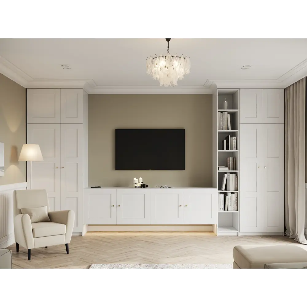 Дверь Лион Реймс 39.6x50.8x1.6 см ДСП цвет белый 89451582 STLM-2120124 Santreyd - Вид №9