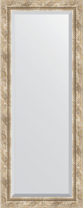 BY 3511 Зеркало с фацетом в багетной раме - прованс с плетением 70 mm EVOFORM Exclusive