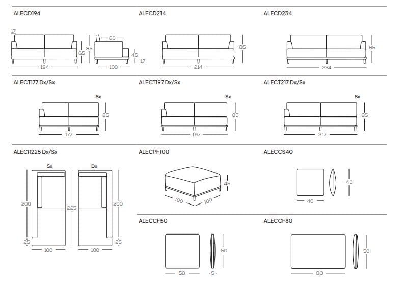 Съемный угловой диван из ткани GRUPPO FOX день Фокса ARCH-00054280 - Вид №4