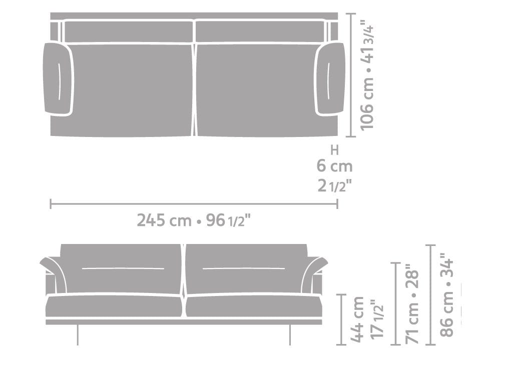 Ткань диван Linteloo Джордж ARCH-00141850 - Вид №8
