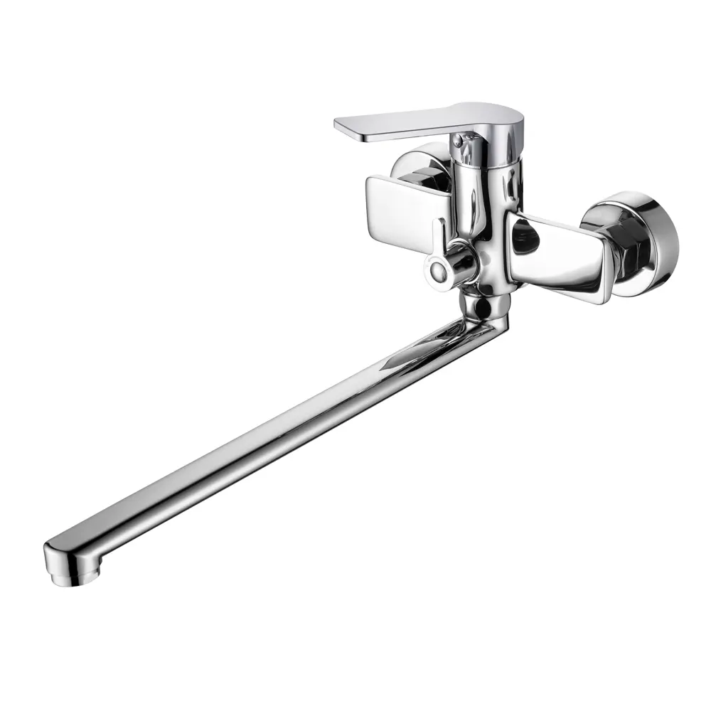 Смеситель для ванны Esko Kito универсальный однорычажный с душевой лейкой цвет серый KO 31 STLM-2081573