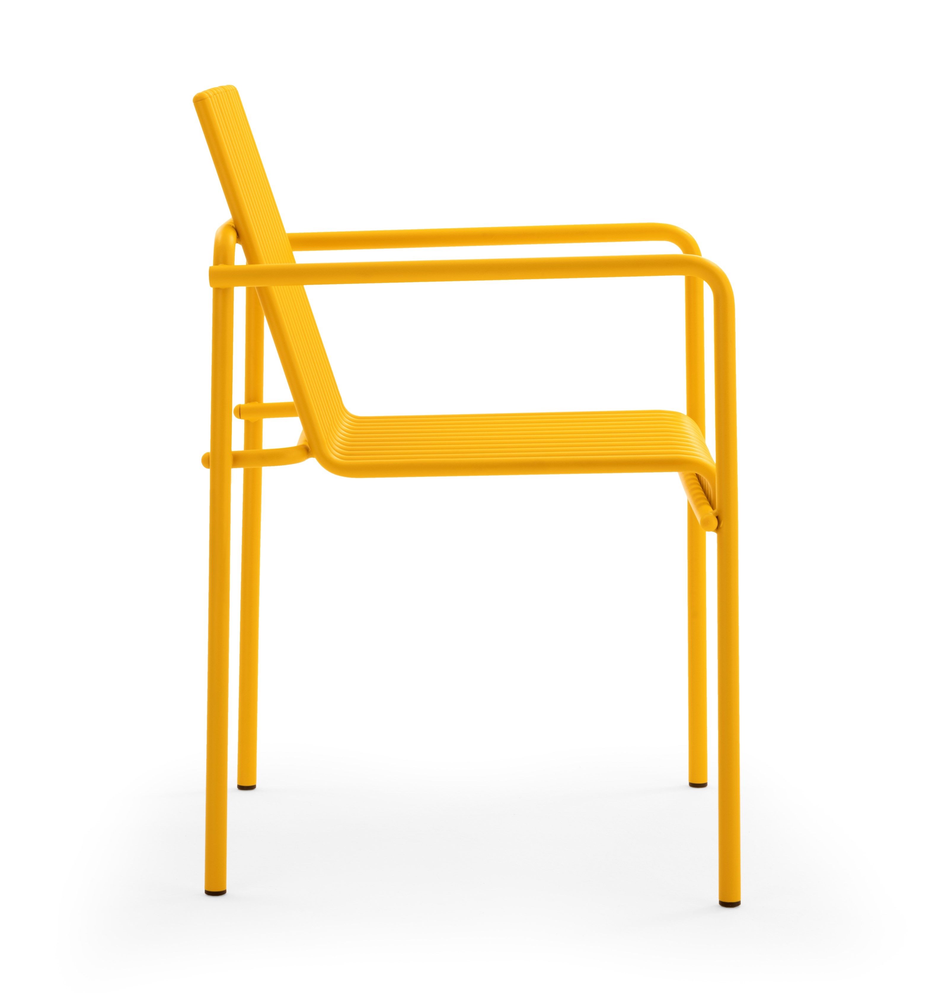 Стальной стул с порошковым покрытием с подлокотниками Urbantime Zeroиндексы.015 ARCH-00015112