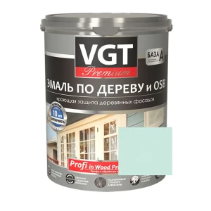 Эмаль по дереву и OSB VGT Профи 23183 цвет голубой 2.5 кг