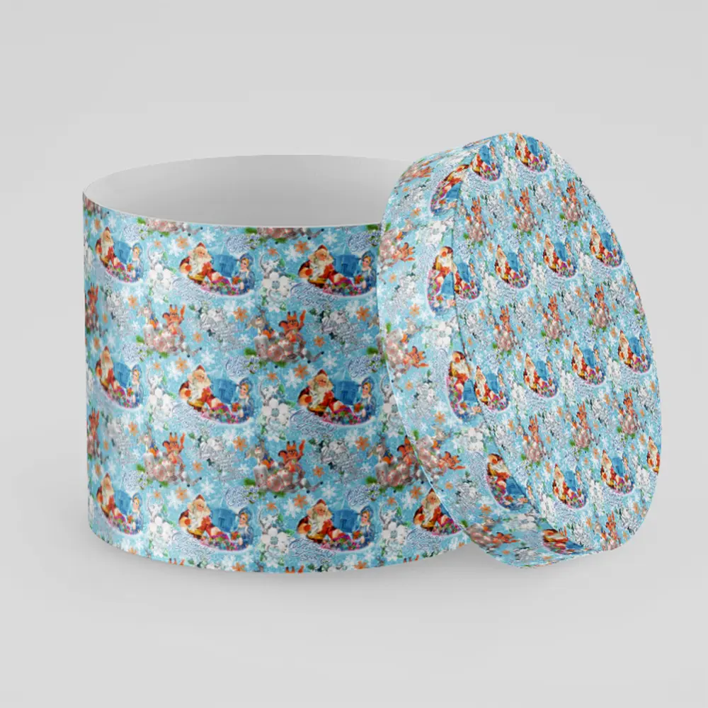 Коробка круглая «Mix» 19x10 см Симфония STLM-2000368