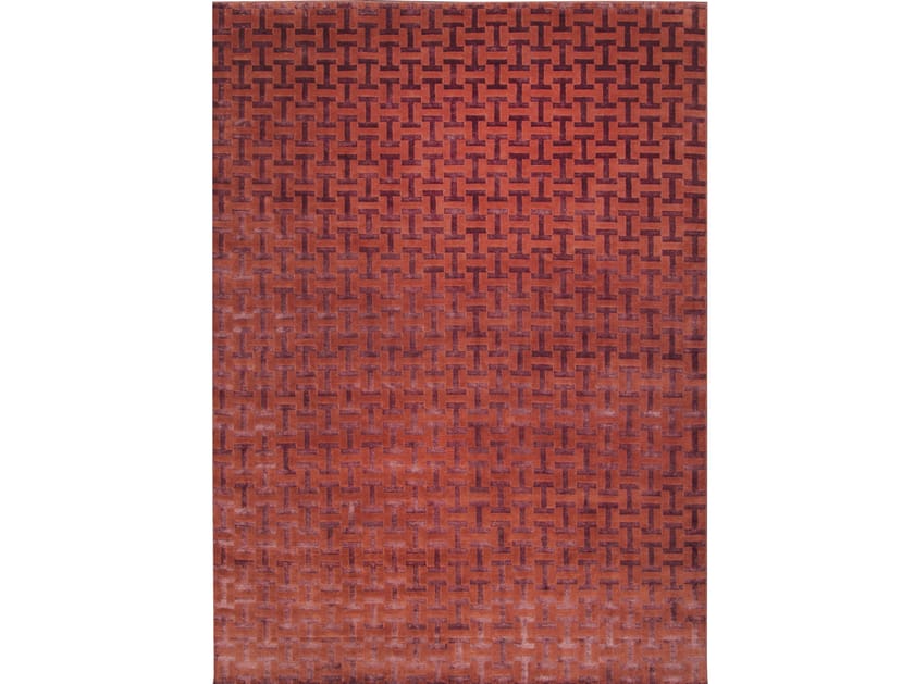 Ковер ручной работы из бамбукового волокна Sirecom Tappeti ARCH-00057648