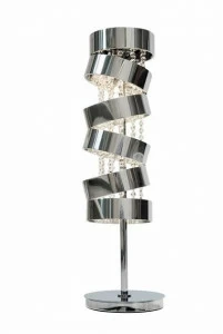 ILFARI Настольная лампа из металла с прямым и отраженным светом в современном стиле с кристаллами swarovski® Secret club 12060
