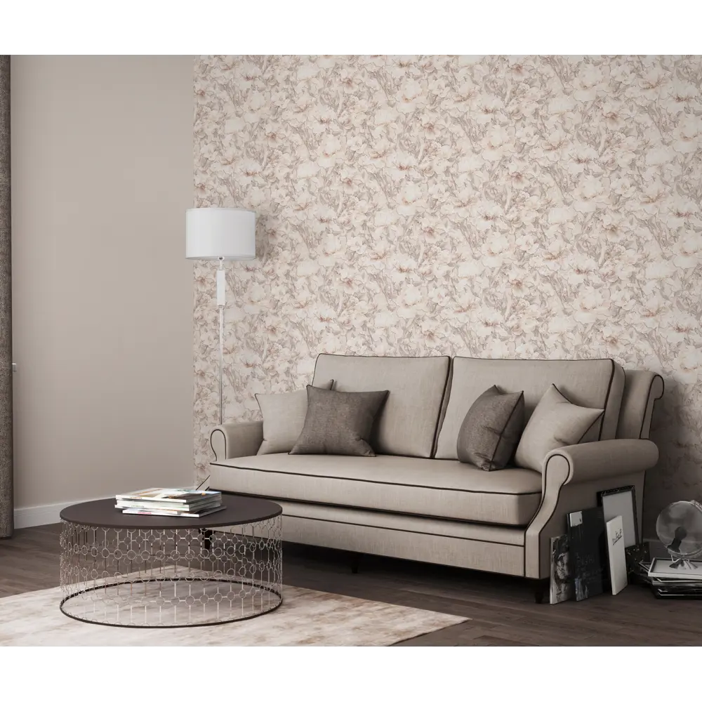 Обои флизелиновые Палитра Alida бежевые 1.06 м PL71175-21 STLM-2140410 - Вид №3