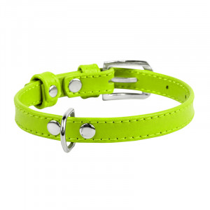 ПР0053784 Ошейник для собак Waudog Glamour без украшений (ширина 35мм, длина 46-60см) зелёный COLLAR