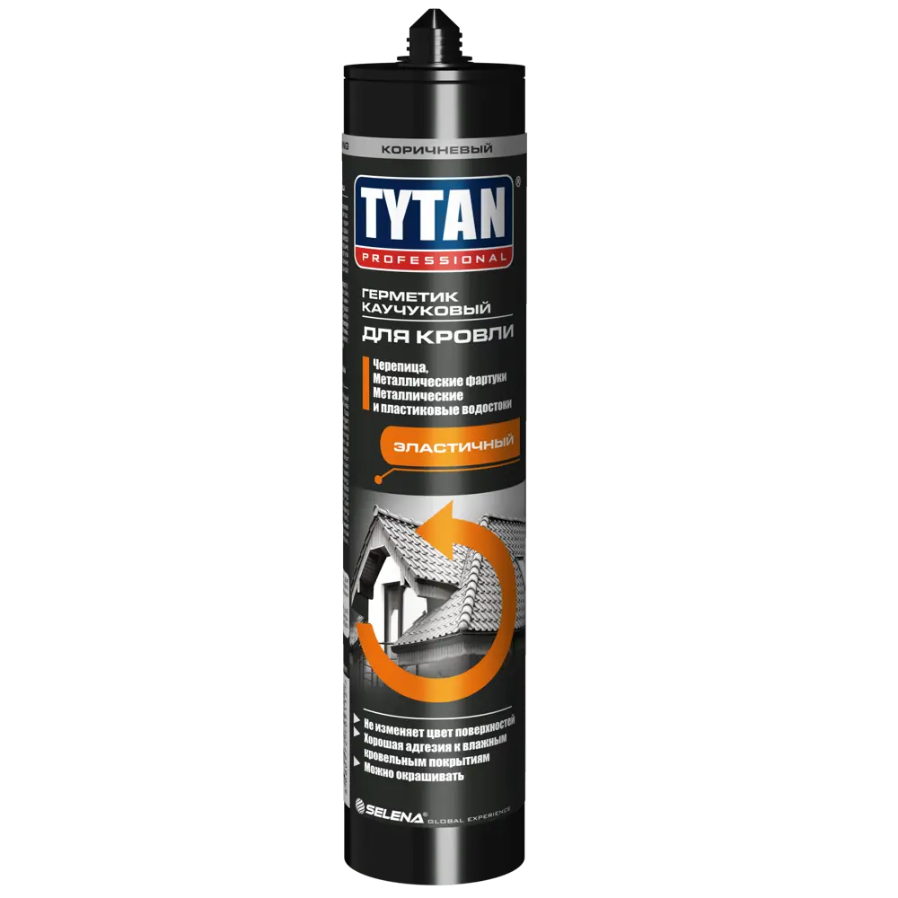 Герметик для кровли Tytan коричневый 310 мл STLM-2195666