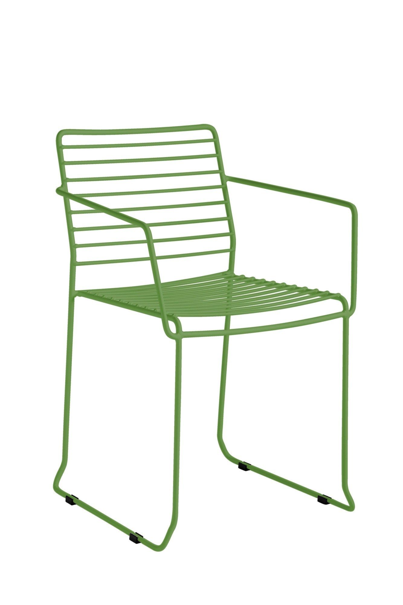 Стул для сада из оцинкованной стали с подлокотниками iSimar ARCH-00127946 - Вид №8