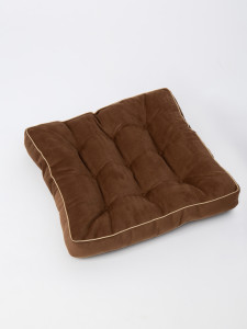 90801572 Подушка для стула PB9/Шоколадный, 40x40 см, цвет шоколадный STLM-0388509 BIO-LINE