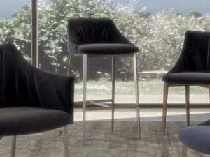 Ronda Design Высокий стул с обивкой Asana