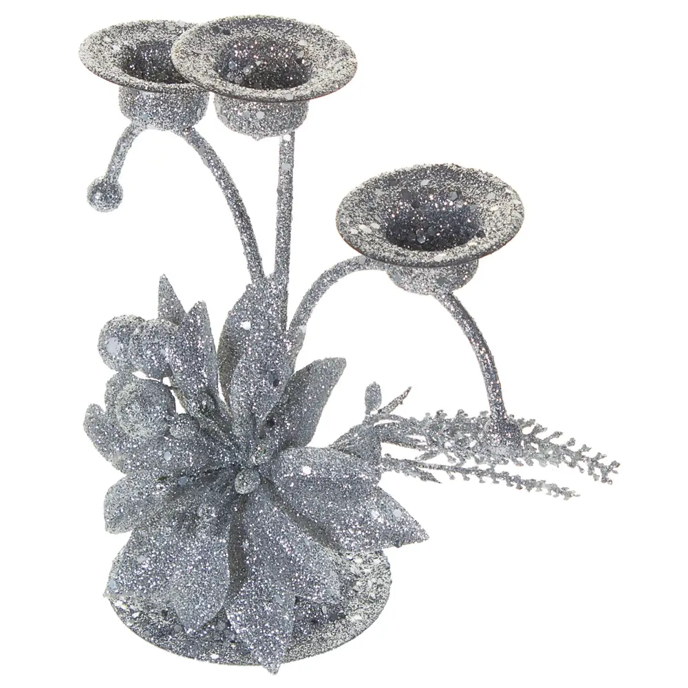 Подсвечник серебристый, 15 см Santreyd STLM-2062895 - Вид №1