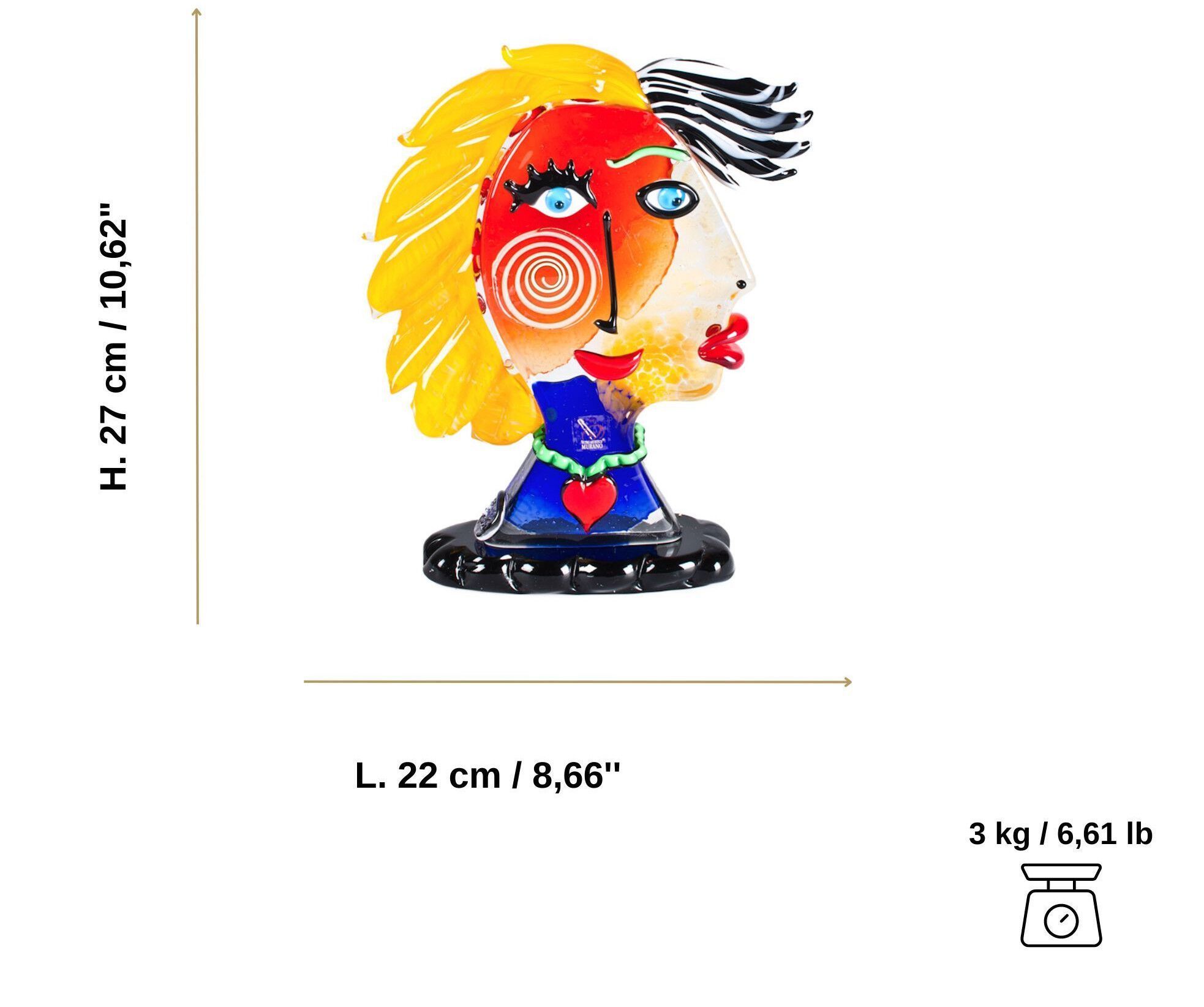 Абстрактная скульптура ручной работы из муранского стекла YourMurano Picasso'S Figures ARCH-00071083 - Вид №5