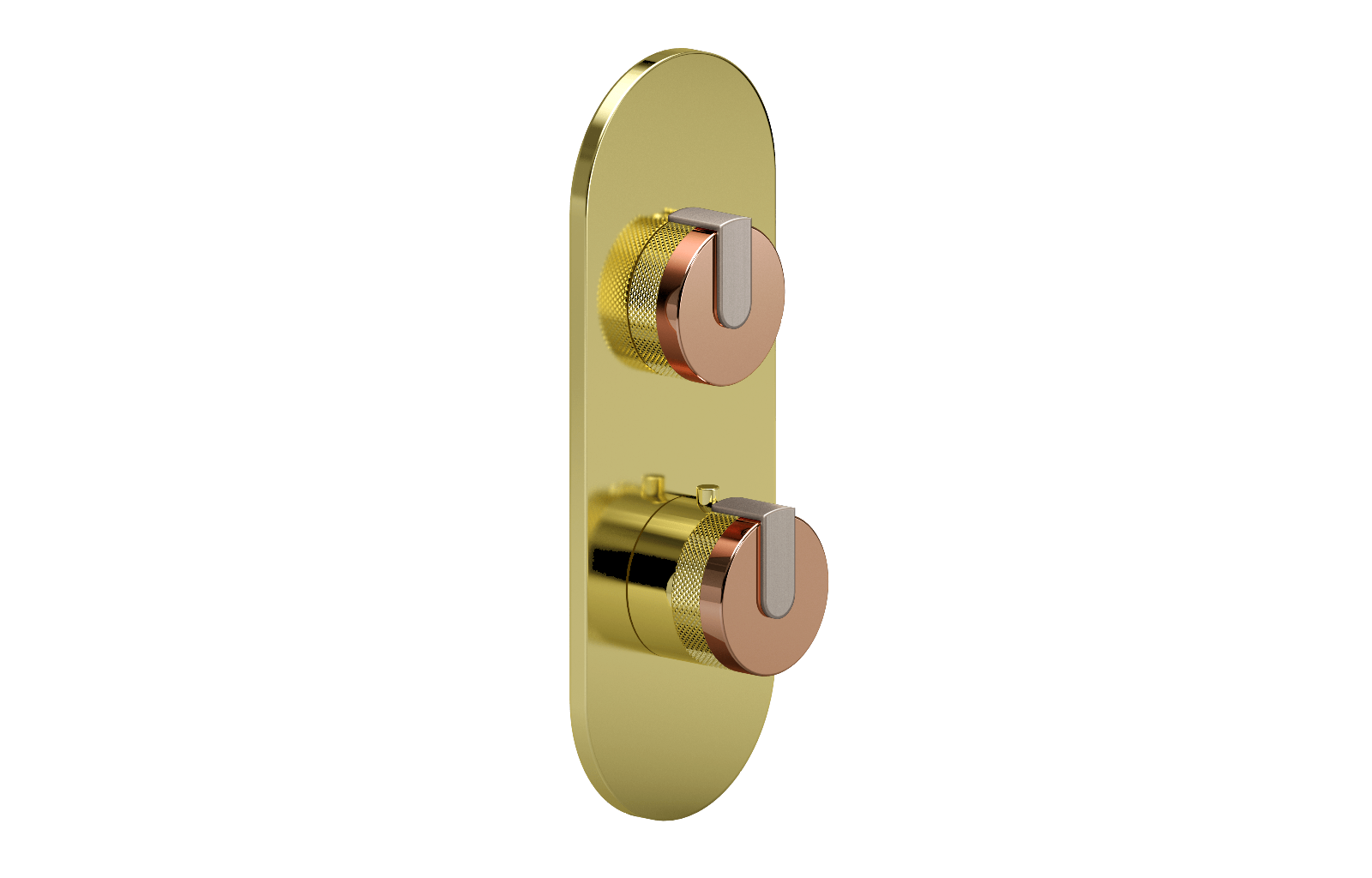 E-8026-R1RGE0-L1SN-PB-T Планка M-Series с 2 ручками - Внешняя часть GRAFF MOD+